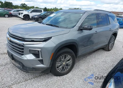 2024 Chevrolet Traverse Awd Lt из США, поврежденный, VIN 1GNEVGKS0RJ143026